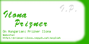 ilona prizner business card